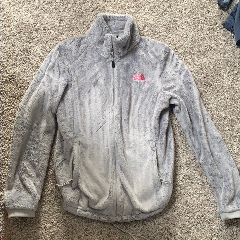 Fuzzy North Face Jacket size medium